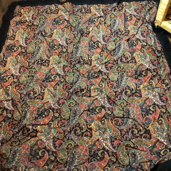 Large multicolor scarf/wrap/cover-up - Picture 7 of 9